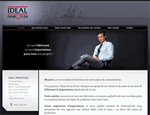 Tablet Screenshot of ideal-promotion.fr